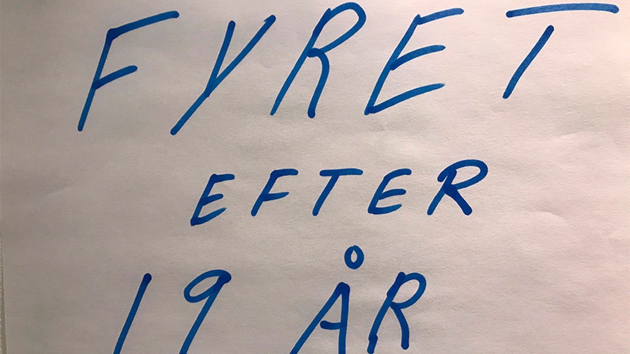 Billede til nyheden Efter 19 år i fleksjob sparkede ny chef Eskild ud